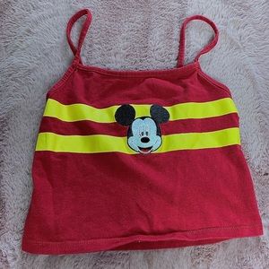 Mickey Mouse Tank / Semi Crop Top